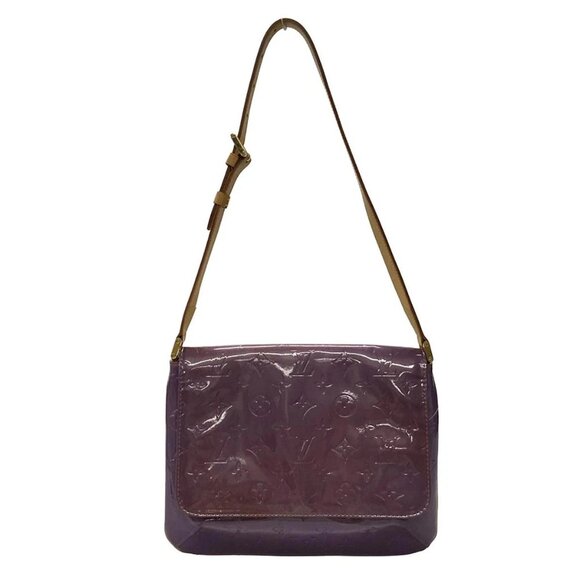 Auth LOUIS VUITTON Thompson Street M91095 Purple Monogram Vernis - Picture 2 of 13